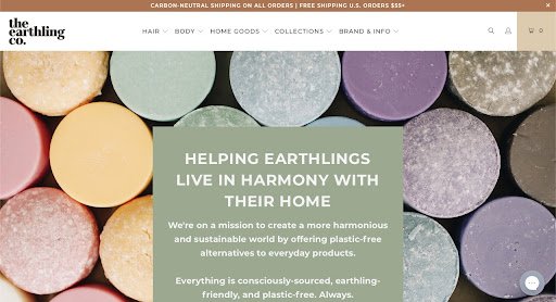 The Earthling Co is a zero waste online store