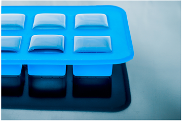 silicone ice cube trays
